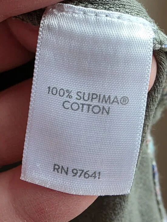 J. Jill Gray/Purple Paisley V-Neck Jersey Size Medium - Picture 8 of 15